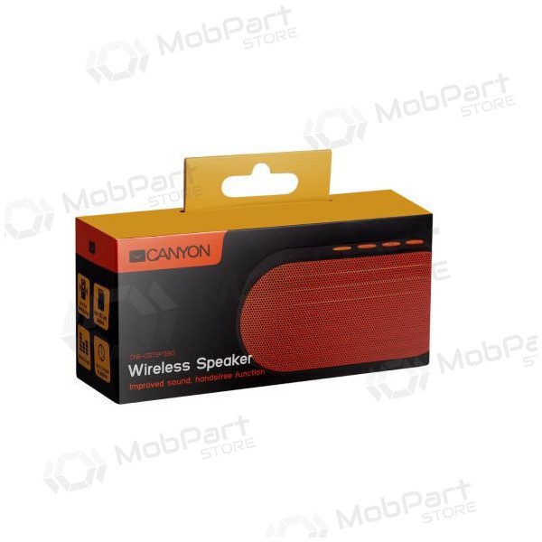 Bluetooth draagbare top luidspreker CANYON CNE-CBTSP3BO (MicroSD, AUX, BT V4.2, 300mAh)