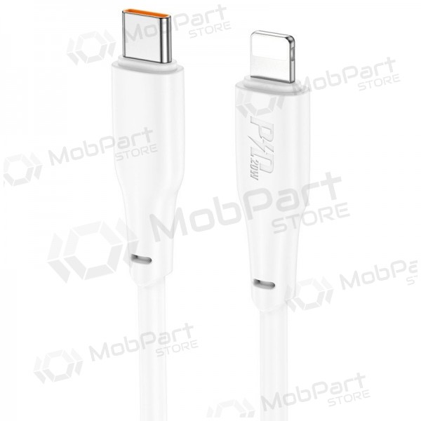 Lightning kabel Hoco X93 USB-C naar Lightning 2 m PD 20 W wit