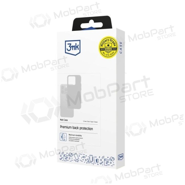 Apple iPhone 17 Pro, 18 Pro hoesje - 3MK Matt Case (zwart)