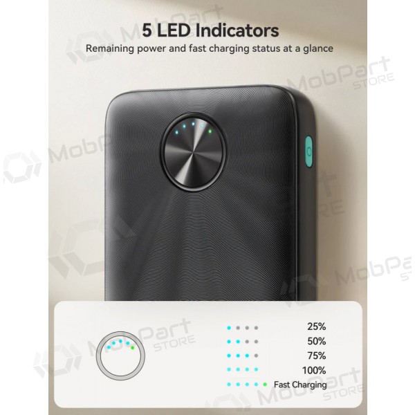 Externe batterij Power Bank Joyroom JR-PBF15 22.5W 10000mAh zwart