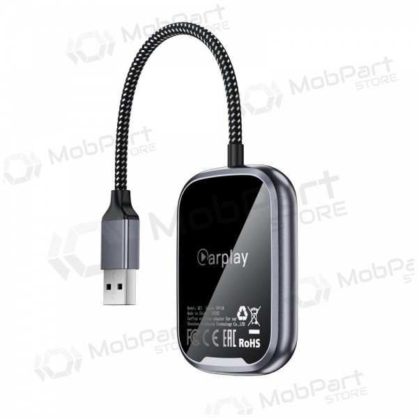 CarPlay adapter Acefast QC1 draadloze Android Auto zwart