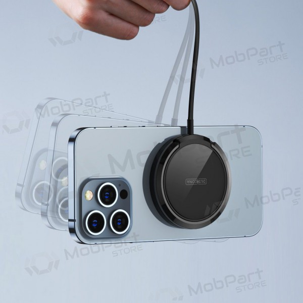 Lader draadloze DUZZONA W1 MagSafe 15W (zwart)