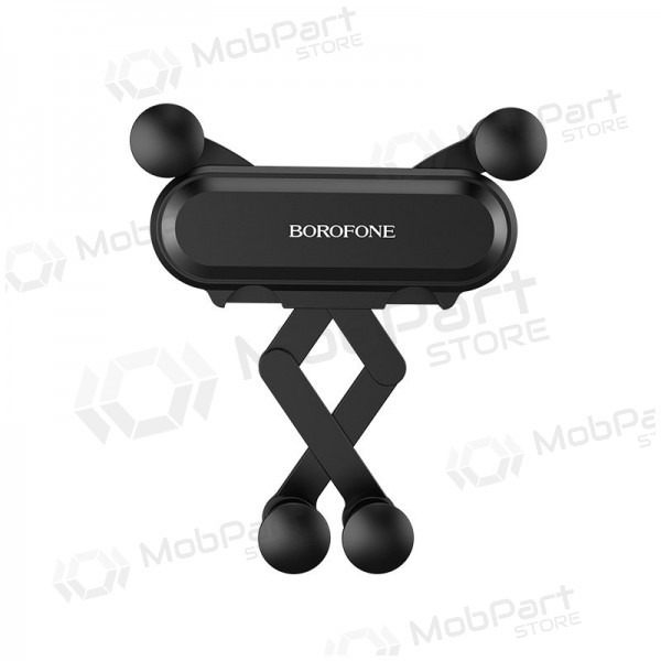 Automobilinis Universeel telefono laikiklis Borofone BH19 mounted on ventilation grilles, zwart