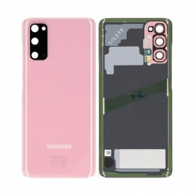 Samsung G981F / G980 Galaxy S20 achterkant roze (Cloud Pink) (gebruikt grade C, origineel)