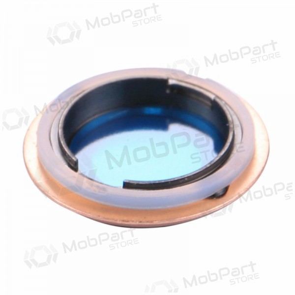 Apple iPhone 8 / SE 2020 camera glas (gouden) (met een frame)