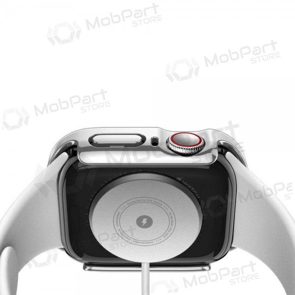 Apple Watch 44mm LCD schermbeschermer / hoesje - Dux Ducis Hamo (zilver)