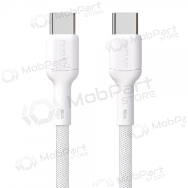 USB-C kabel Dudao L9C USB-C naar USB-C 1 m 65 W wit