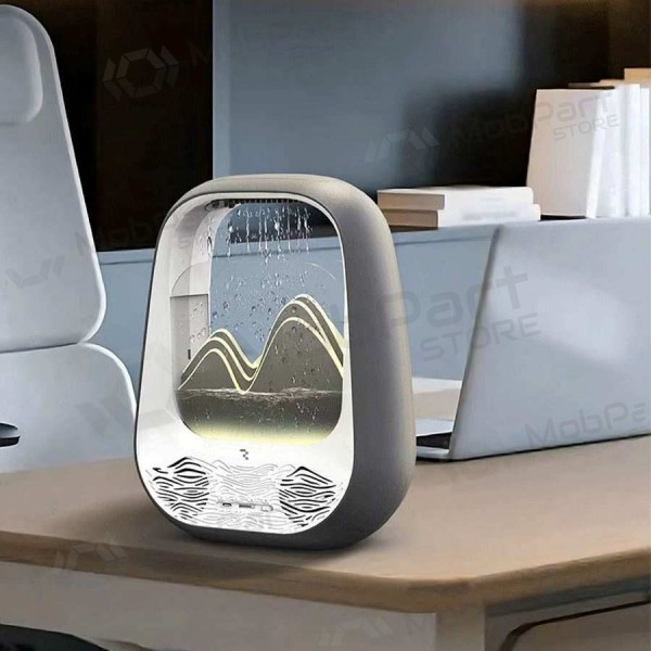 Ontspannende bluetooth-luidspreker met RGB-verlichting Relaxing Rain grijs