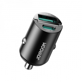 Autolader Joyroom JR-CCN18 65 W USB-C + USB-A zwart