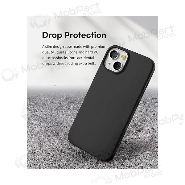 Apple iPhone 12, 12 Pro hoesje - Mercury Soft Feeling (zwart)