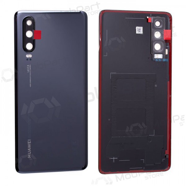 Huawei P30 achterkant (zwart) (gebruikt grade B, origineel)