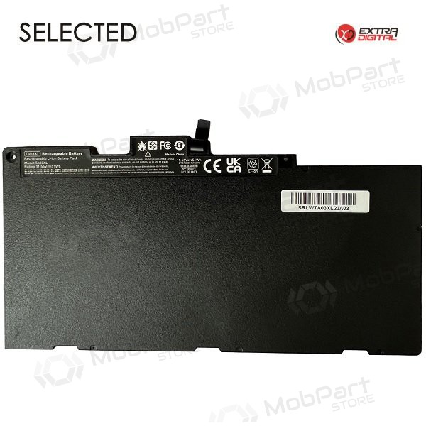 HP TA03XL, 51Wh laptop batterij, Selected