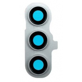 Samsung Galaxy S23 FE camera glas (met een frame) (zilverachtig)