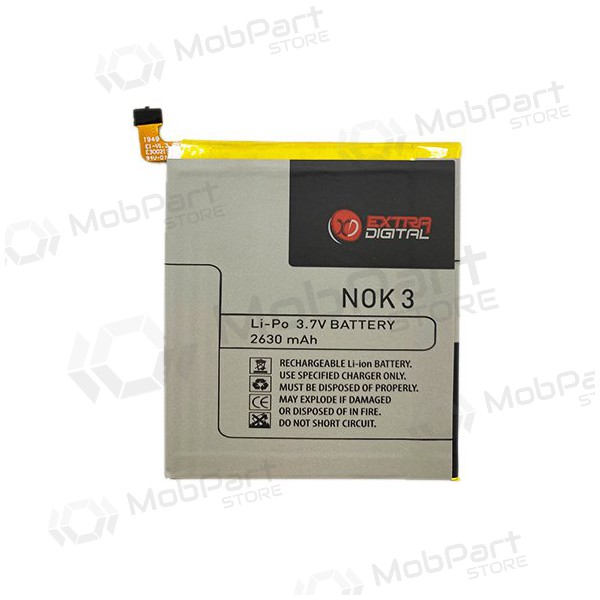 Nokia 3 batterij / accu (2630mAh)