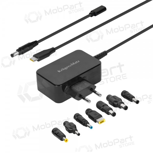 Universele laptoplader Kruger&Matz 65W zwart