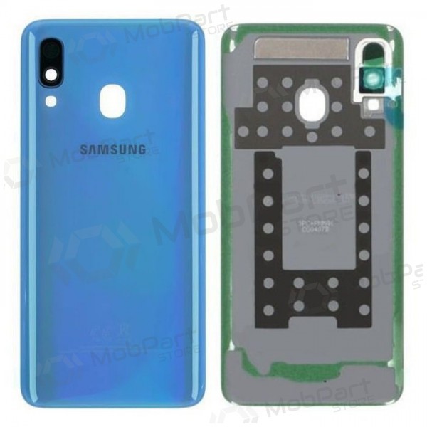 Samsung A405 Galaxy A40 2019 achterkant (blauw) (gebruikt grade B, origineel)