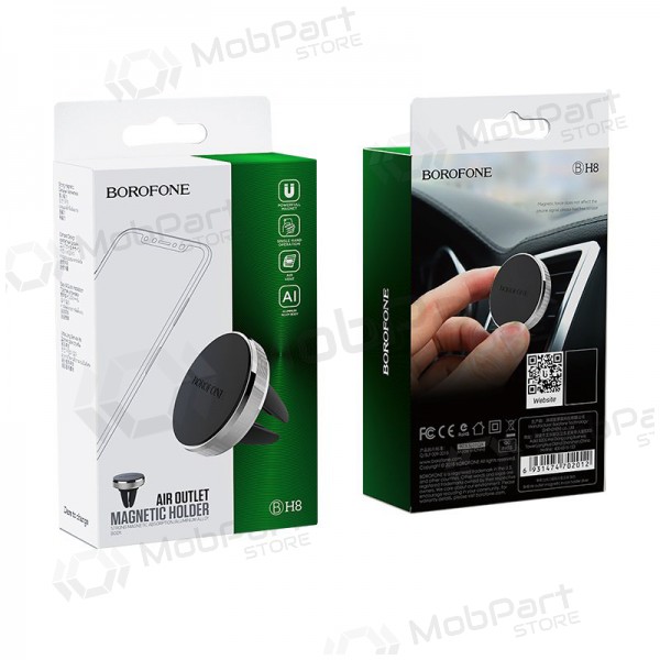 Automobilinis Universeel telefono laikiklis Borofone BH8, mounted on the dashboard, magnetic, zwart