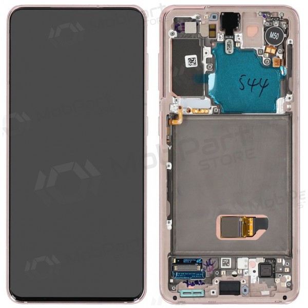 Samsung Galaxy S21 5G scherm (Purper) (met een frame) (origineel)