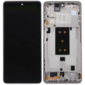 Xiaomi 11T 5G scherm (wit) (met frame) (origineel)