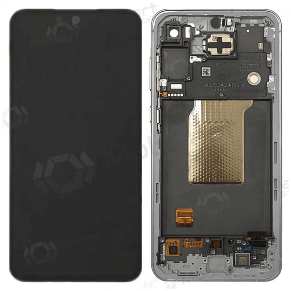 Samsung Galaxy A55 scherm (Awesome Iceblue) (met een frame) (refurbished)