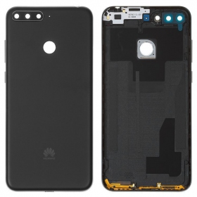 Huawei Y6 Prime 2018 achterkant (zwart) (gebruikt grade A, origineel)