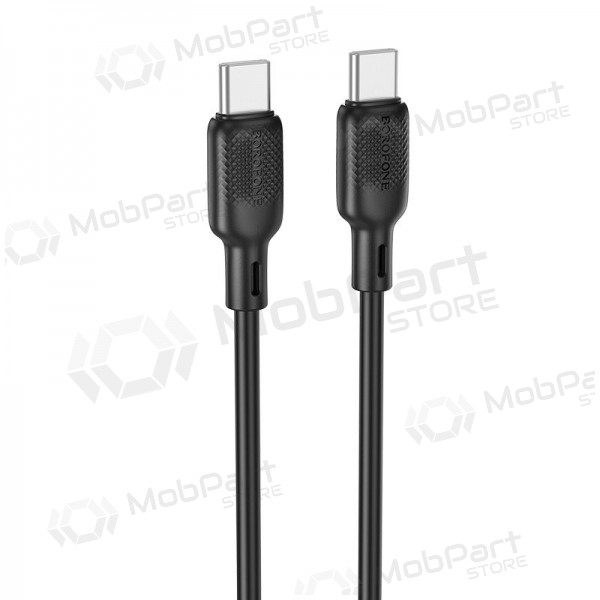 USB kabel Borofone BX113 60W USB-C to USB-C 2.0m zwart