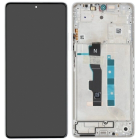 Xiaomi Redmi Note 13 5G scherm (wit) (met een frame) (origineel)