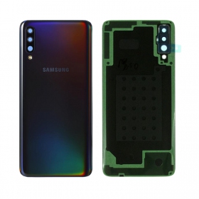 Samsung A705 Galaxy A70 2019 achterkant (zwart) (gebruikt grade B, origineel)