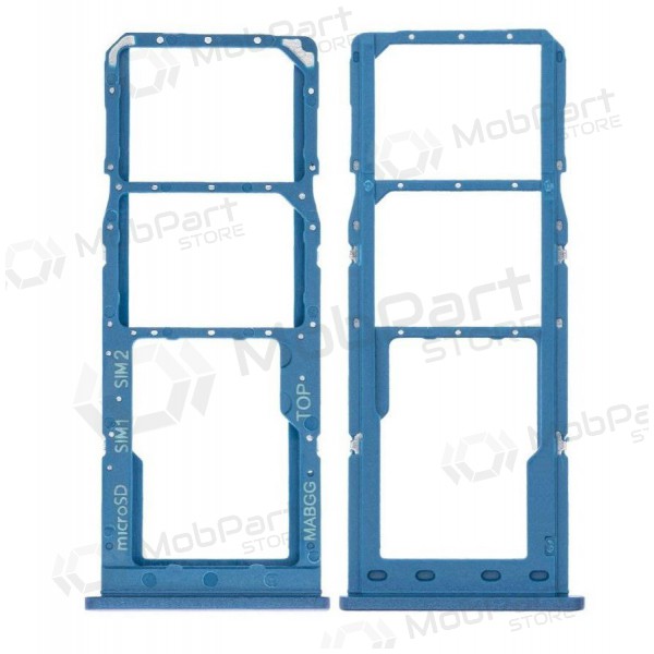 Samsung Galaxy A125 A12 / A127 A12S SIM-kaarthouder (blauw) (service pack) (origineel)