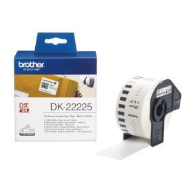 Brother Continuous DK-22225 (DK22225), zwart juostelė