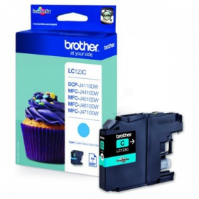 Brother LC 123 (LC123C),  patroon voor inkjetprinters