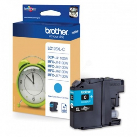 Brother LC125XLC (LC125XLC), cyaan inktcartridge voor inkjetprinters