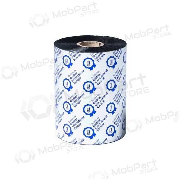 Brother BWS-1D600-110 standaard wax thermische transfer inktlint 110 mm x 600 m, zwart