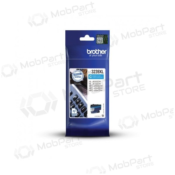 Brother LC3239XL (LC3239XLC) inktcartridge, cyaan
