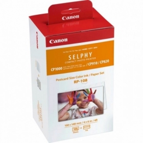 Canon 8568B001 RP-108 Kleureninktcartridge + 100x148mm Papier 108 vellen - (SPEC)