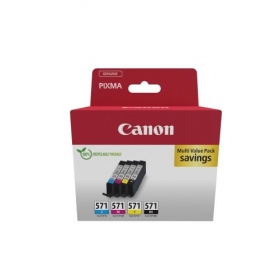 Canon CLI-571 (0386C008) Inktcartridgeset, C/M/Y/BK