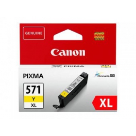 Canon CLI-571XLY (0334C001), gele inktcartridge voor inkjetprinters, 715 pagina's.