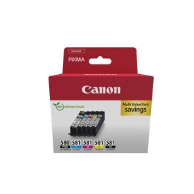 Canon PGI-580/CLI-581 (2078C007) Inktcartridgeset, PGBK/BK/C/M/Y