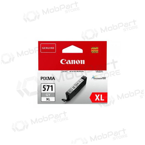 Canon CLI-571XLGY (0335C001), grijze cartridge voor inkjetprinters, 289 pagina's.