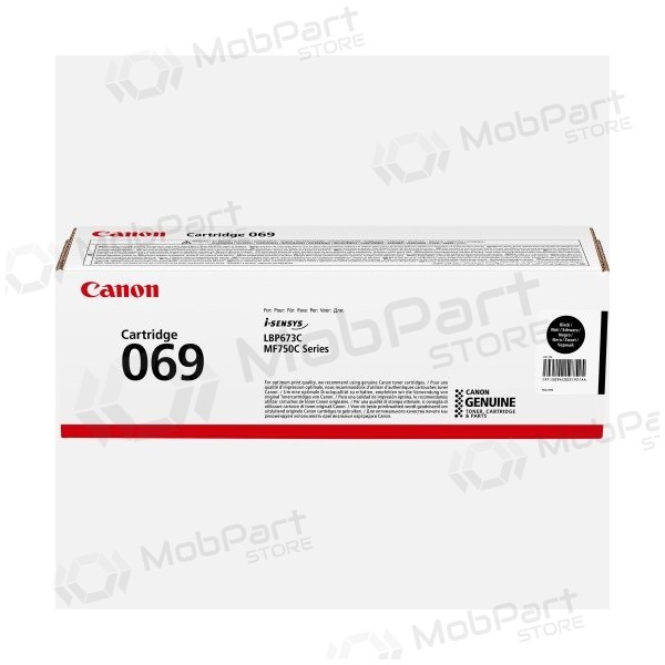 Canon CRG 069 (5094C002) lasercartridge, zwart