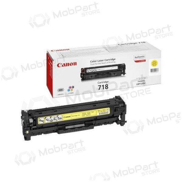 Canon CRG 718 (2659B002) gele cartridge voor laserprinters, 2900 pagina's