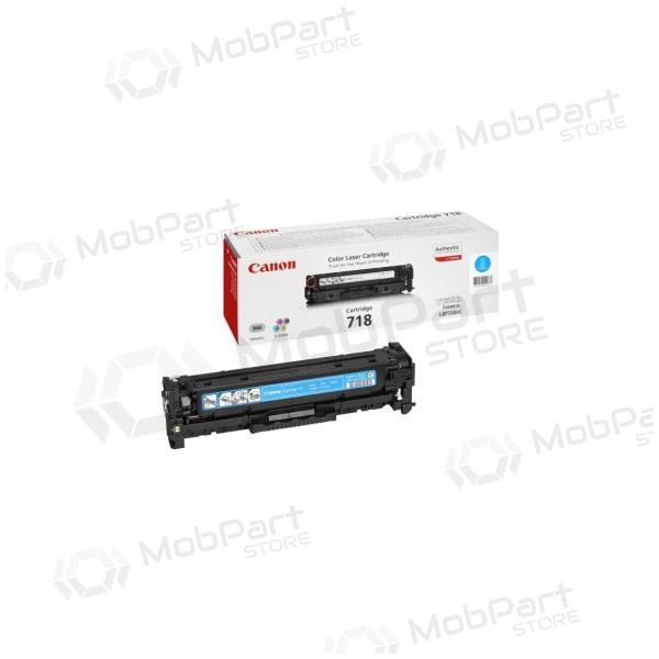 Canon CRG 718 (2661B002) cyaan cartridge voor laserprinters, 2900 pagina's
