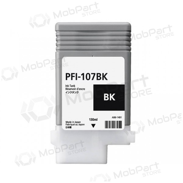 Canon PFI-107BK (6705B001) inktcartridge, zwart (SPEC)