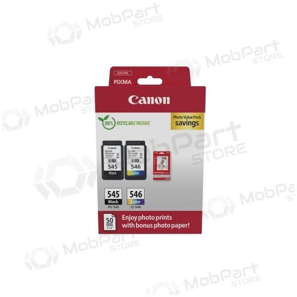 Canon PG-545/CL-546 (8287B008 inktcartridgeset, BK/CMY