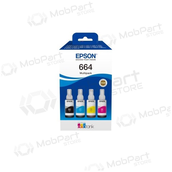 Epson 664 EcoTank (C13T66464A) navulflessenset, CMYK
