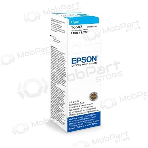 Epson (C13T66424A), cyaan cartridge voor inkjetprinters - SPEC