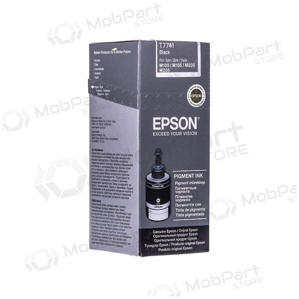 Epson Pigmentfles (C13T77414A), zwarte cartridge voor inkjetprinters