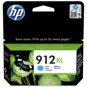 HP (3YL81AE, 912XL), cyaan cartridge voor inkjetprinters, 825 pagina's.