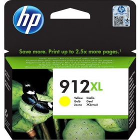 HP (3YL83AE, 912XL), gele cartridge voor inkjetprinters, 825 pagina's.