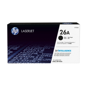 HP No.26A (CF226A), zwarte cartridge voor laserprinters, 3100 pagina's.